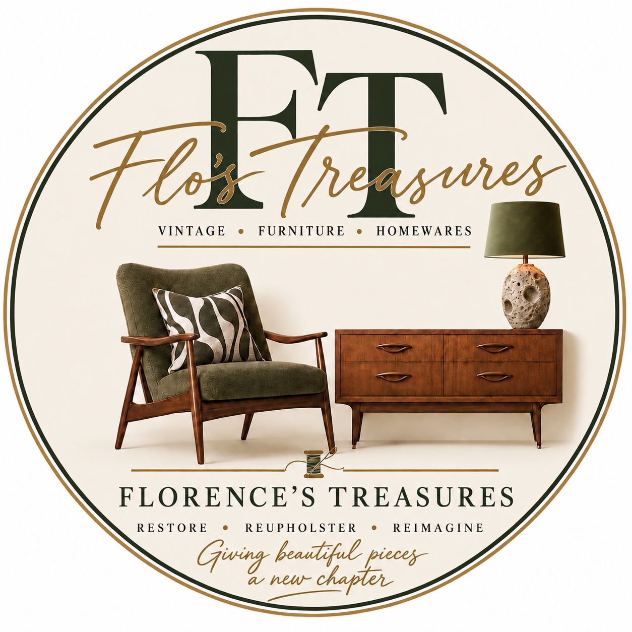 Flo’s Treasures logo